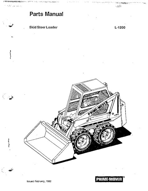 prime mover l1200 skid steer parts|l1200 parts manual.